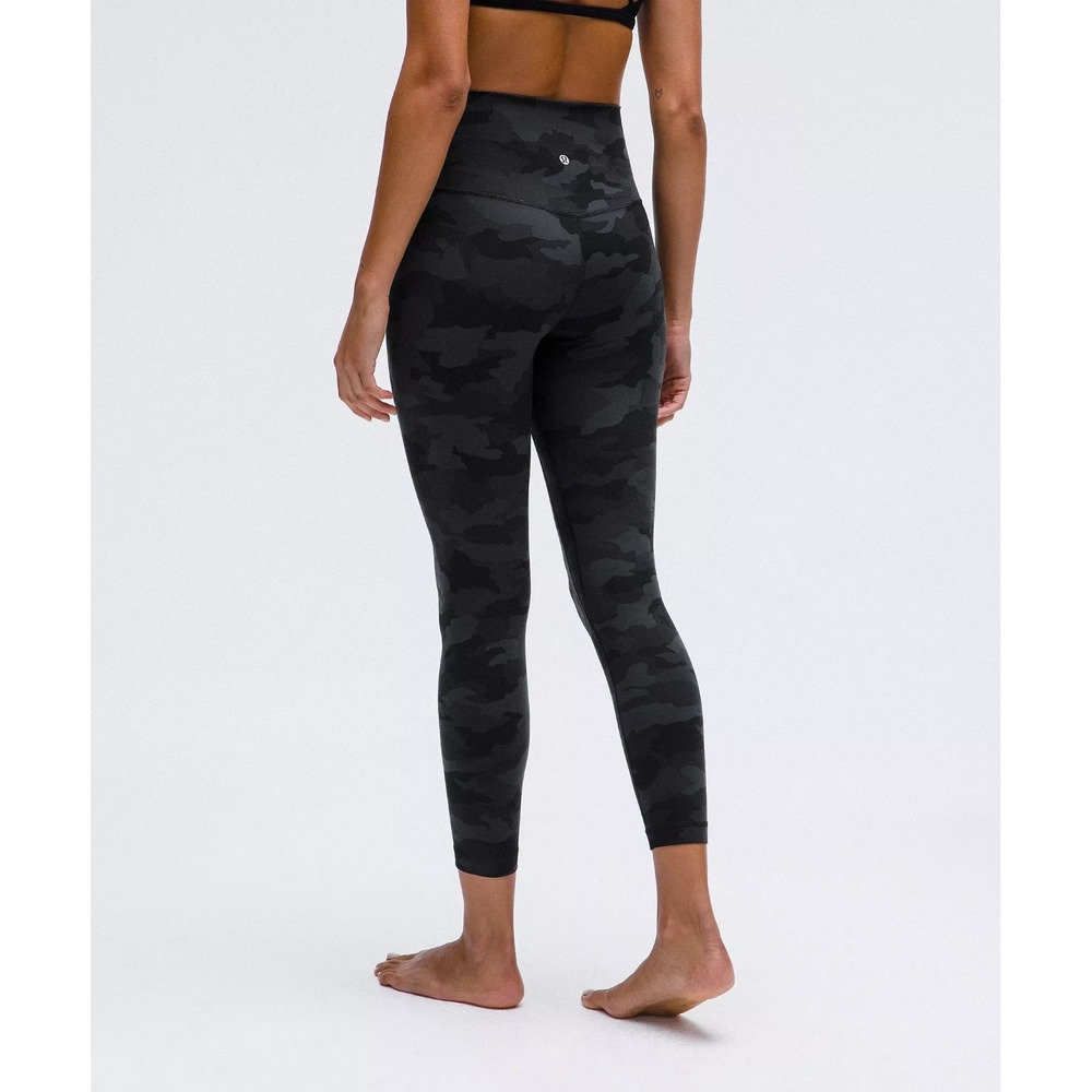 Lululemon Leggings Align High Rise 25" Heritage 365 Camo Deep Coal Multi Size 10 - Picture 9 of 13